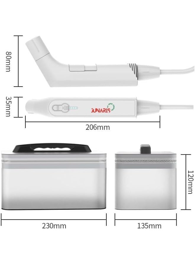 جوناريس مجموعة بيديت محمولة للسفر - زجاجة بيديت محمولة للسفر، بخاخ بيديت شخصي محمول، بخاخ كهربائي للحمام والتخييم، شطاف شخصي للمسافر (شطاف محمول) - Image 5